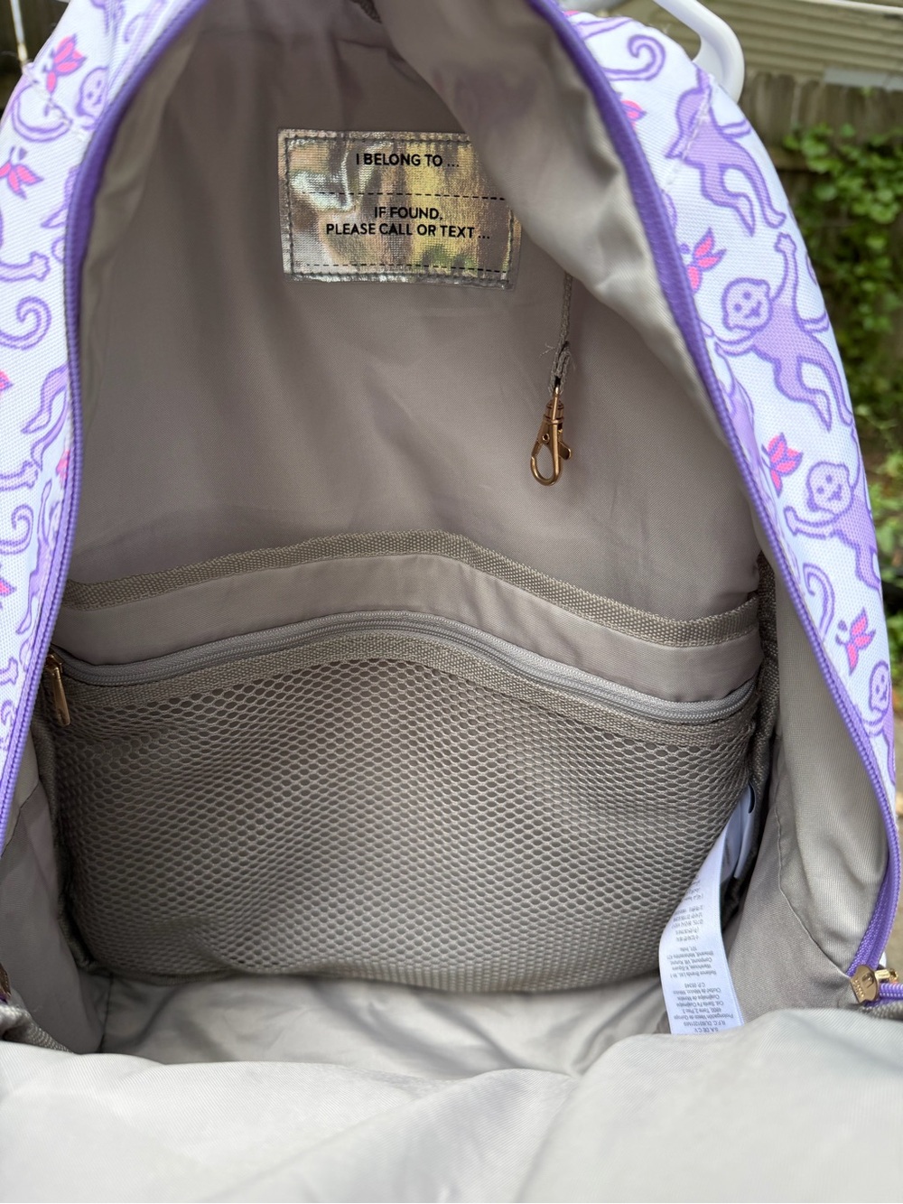 Roller Rabbit Pottery Barn Lilac Backpack - Picture 15 of 16